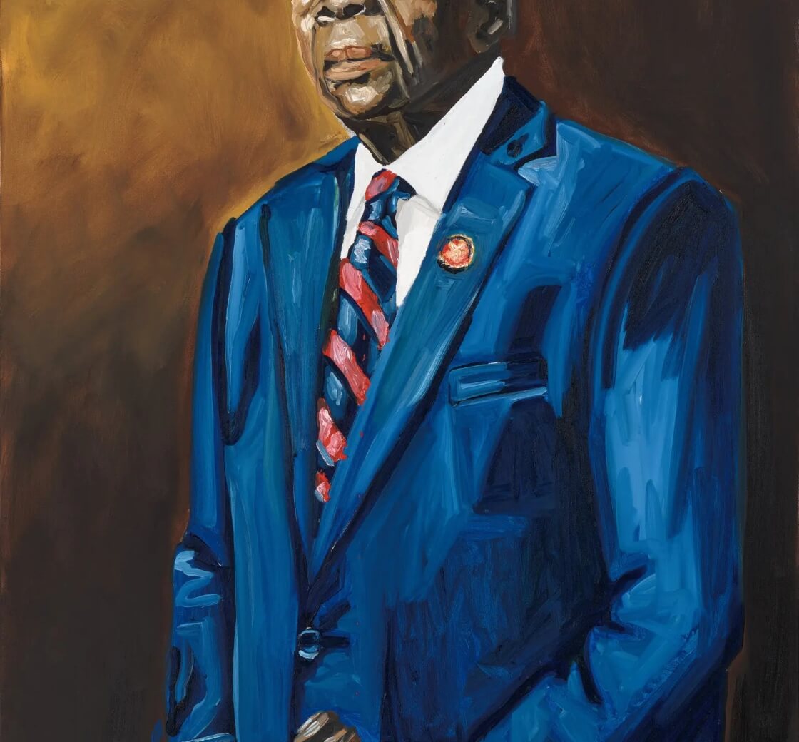 Painting of a man in a suit